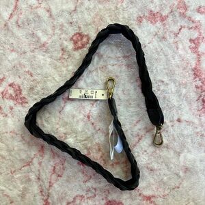 Madewell Black Braided Purse Strap